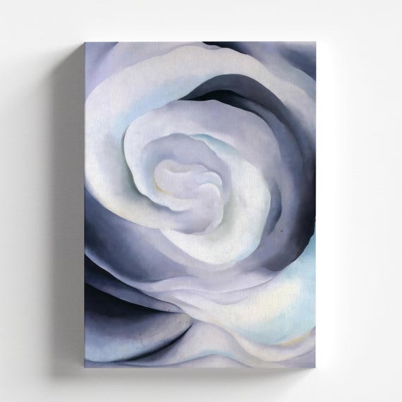 Vintage Georgia O’Keeffe White Rose, New Mexico Art Print Vintage Georgia O’Keeffe White Rose, New Mexico Art Print