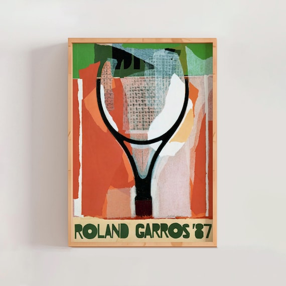 Roland Garros French Open 1987 Poster, Gérard Titus-carmel, Modern