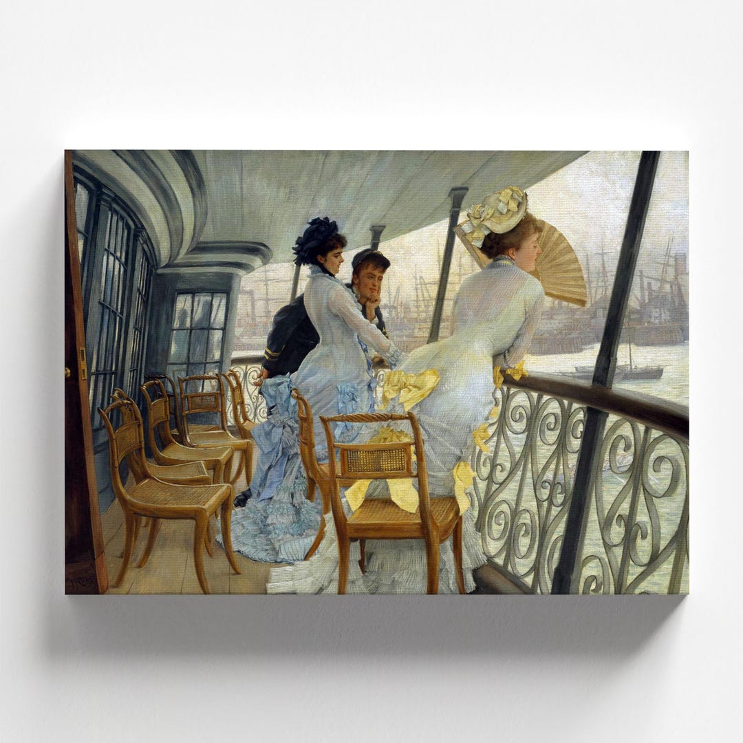 The Gallery of H.M.S. 'calcutta' (portsmouth) by James Tissot C