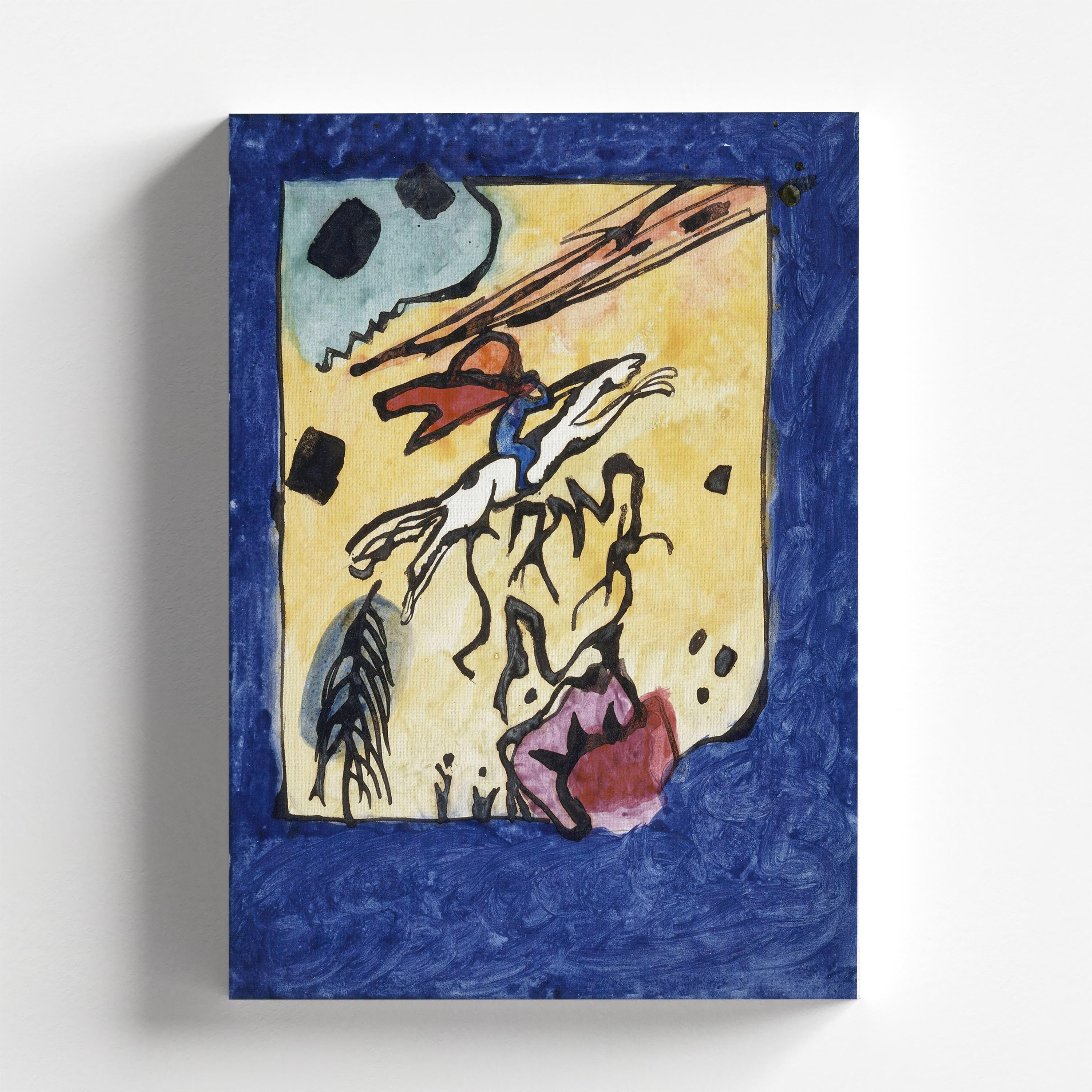 Study for the Cover of Der Blaue Reiter Almanach by Wassily