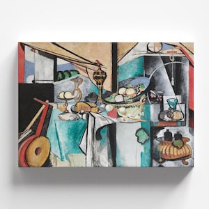 Still Life after Jan Davidsz. de Heem&#39;s &#39;La Desserte&#39; by Henri Matisse 1915 | Cubism, Still Life (B4764)