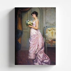 Der Hinweis (Le Billet) von Auguste Toulmouche 1883 | Realismus Kunstdruck (B4636)