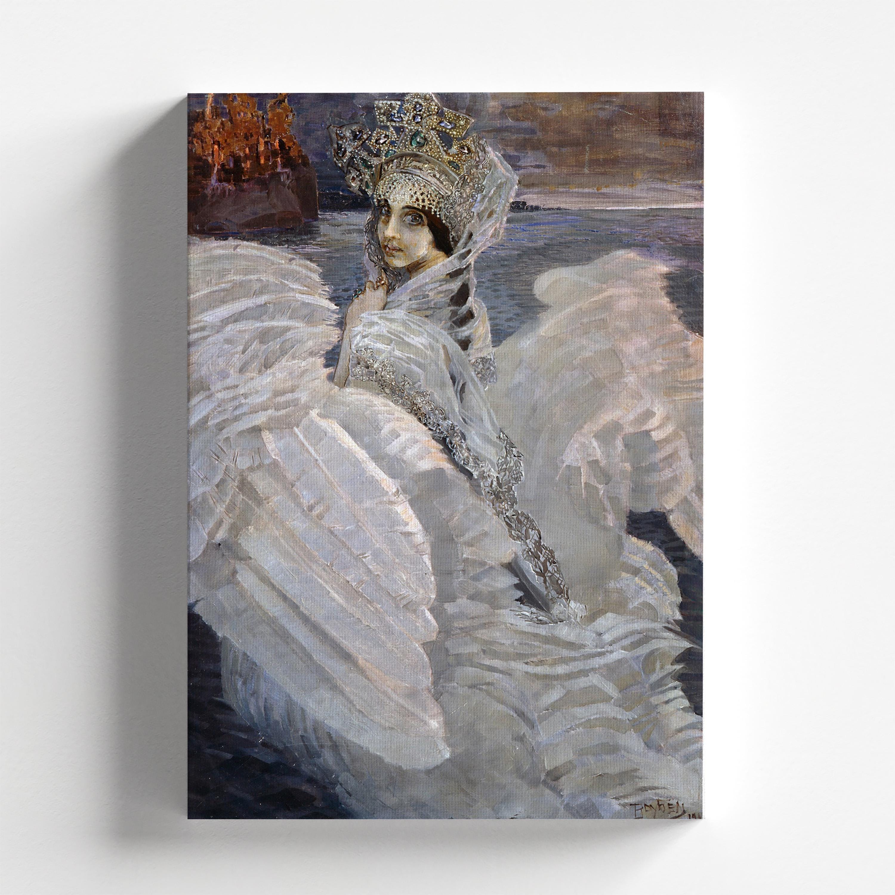 The Swan Princess by Mikhail Vrubel 1900 | Symbolist Art Print