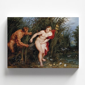 Pan and Syrinx by Peter Paul Rubens and Jan Brueghel the Elder 1619 | Baroque Art Print (B4061)