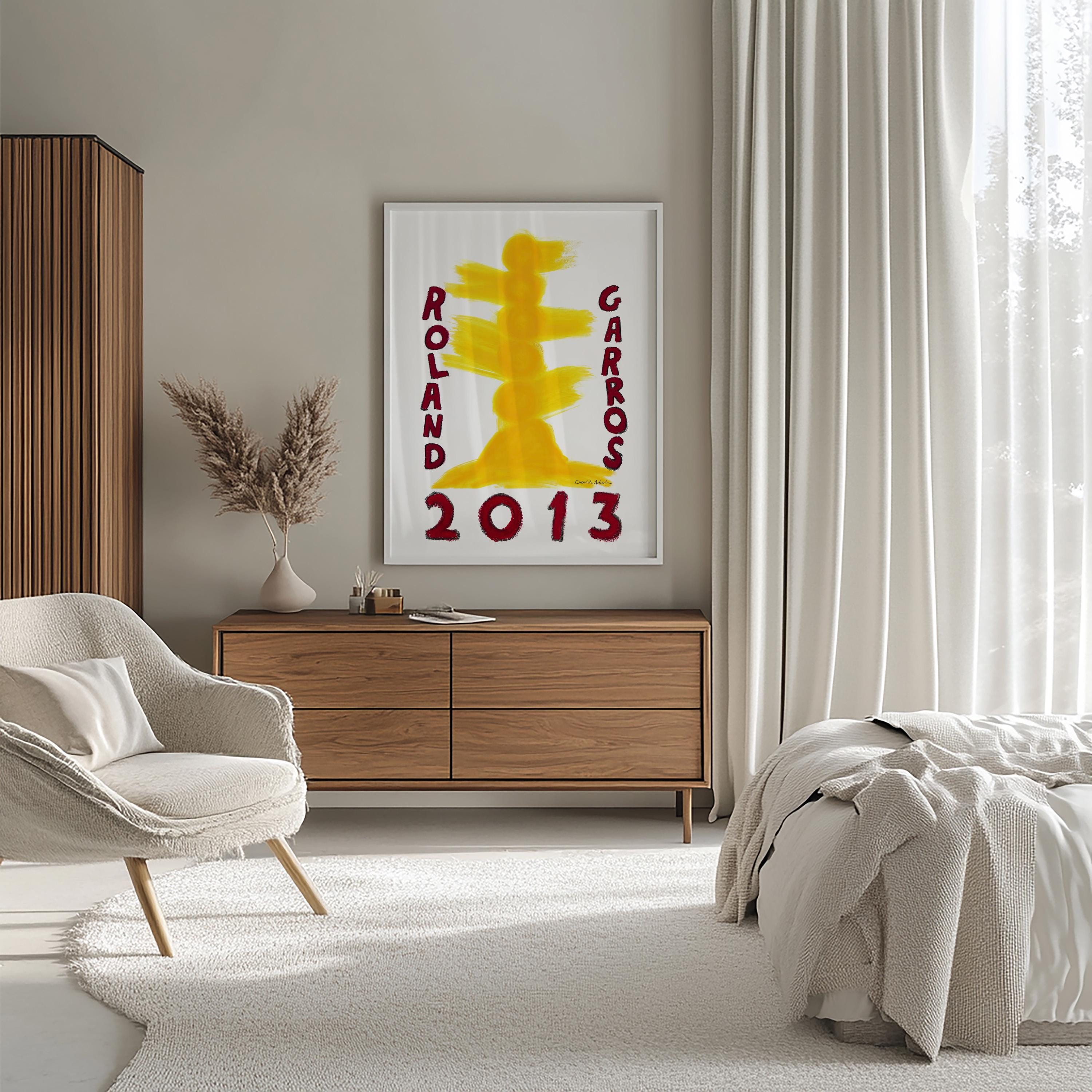Roland Garros 2013 Poster, David Nash, Modern French Art