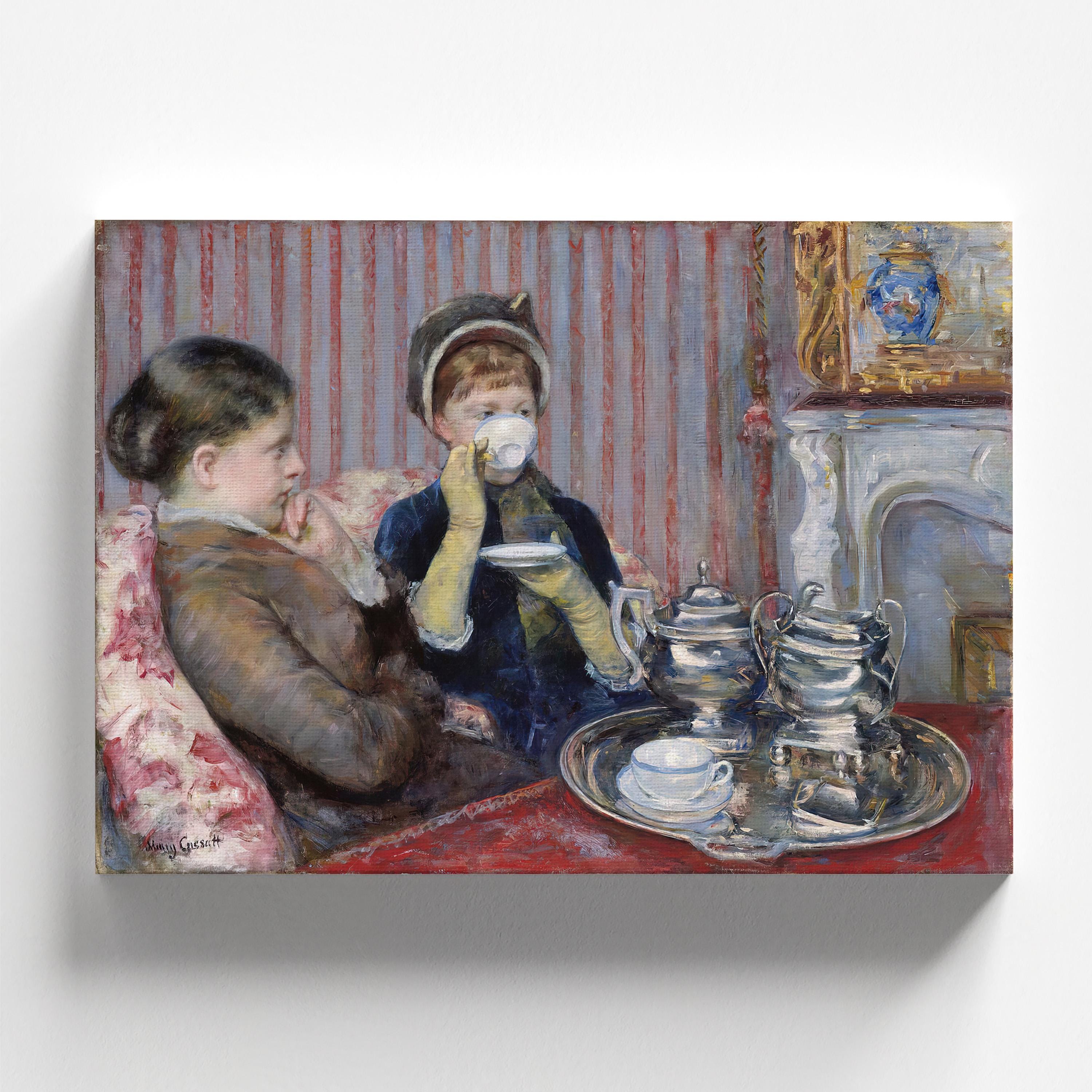 Five O'clock Tea by Mary Cassatt 1880 | Impressionism Art Print