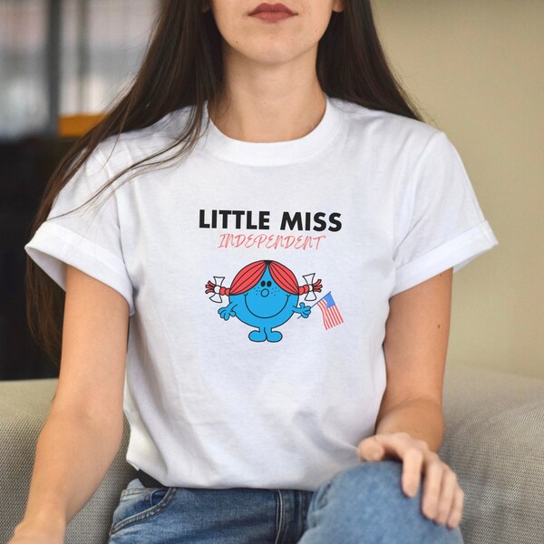 Little Miss Independent 4th of July T-Shirt