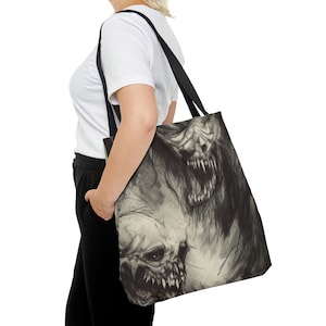 Nightmare Tote Bag - Halloween Horror Scary Stories Dark Monster Fear