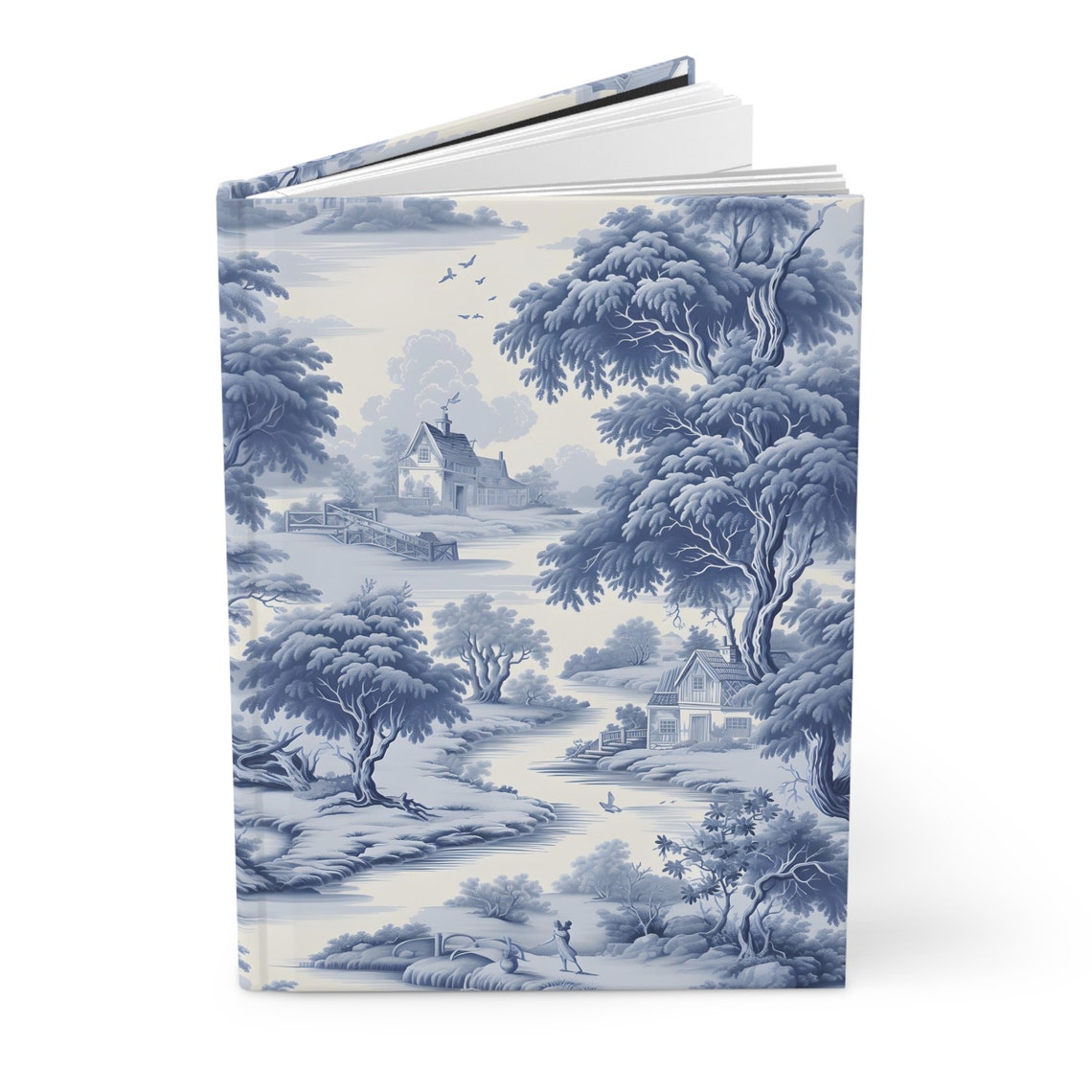 Journal French Toile Scrapbook Journal Gift for Traveler Toile Diary ...