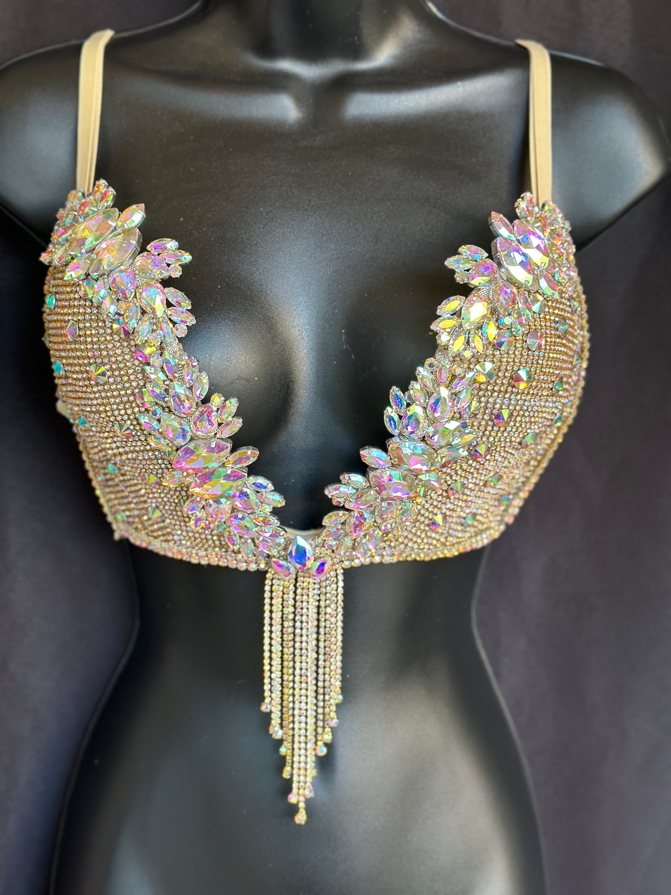Rhinestone Bra Etsy Australia