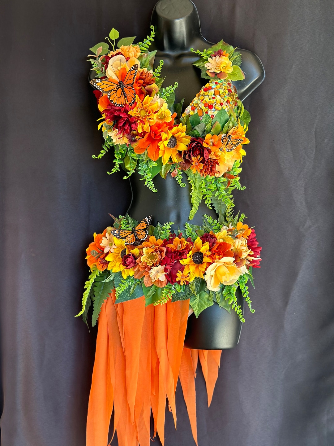 Shell Bra Hula Tropical Hula Girl Costume | Coconut Shell Bra & Flower Skirt ...