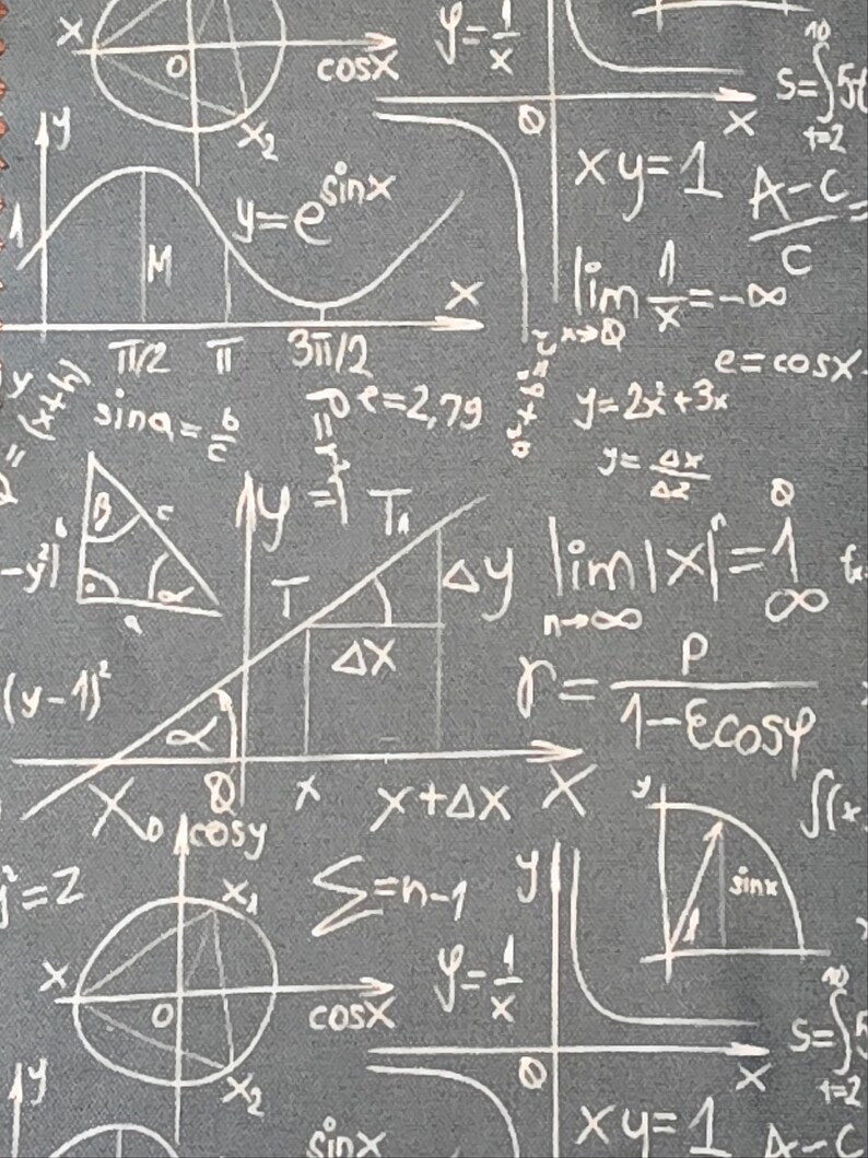 STEM Lens Cloth, Math Formulas on Chalkboard (6x7 Inches) - Etsy