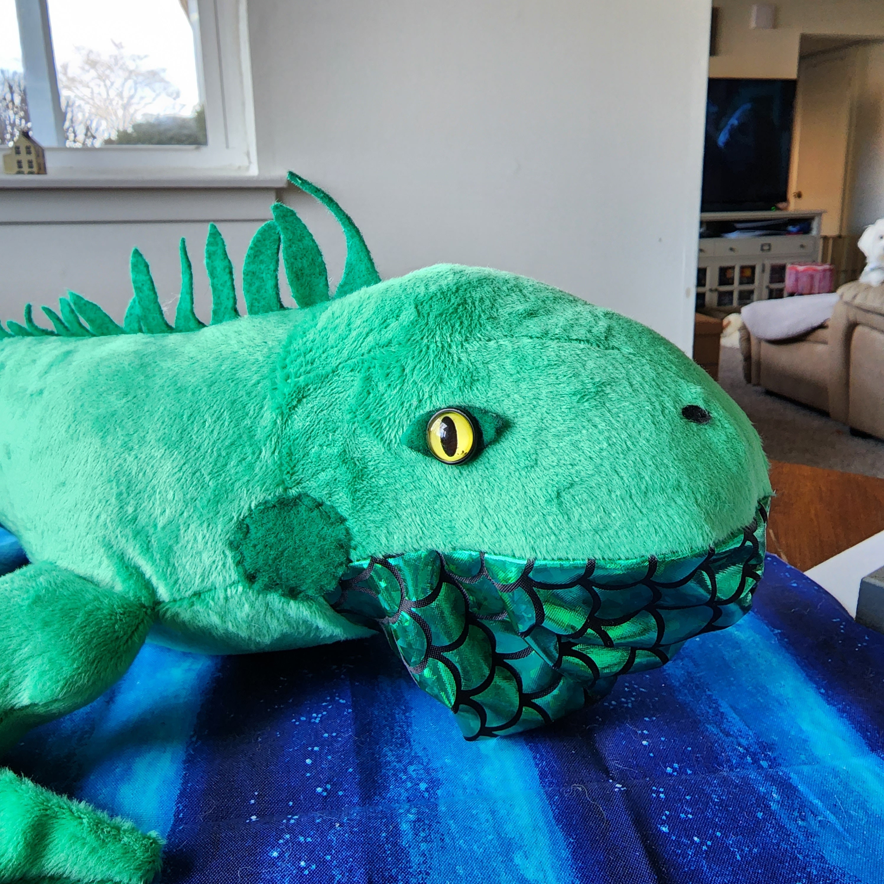 ぬいぐるみトカゲ：心地よいぬいぐるみイグアナ - カスタムカラー