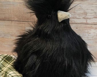 Silkie Chicken Plush: Handmade Soft Toy With Custom Colors