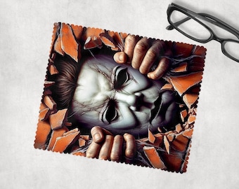Toallita de microfibra Michael Myers Horror Wipe para gafas y pantallas