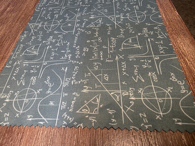 STEM Lens Cloth, Math Formulas on Chalkboard (6x7 Inches) - Etsy