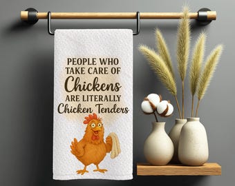 Las personas que cuidan pollos son literalmente tiras de pollo toalla