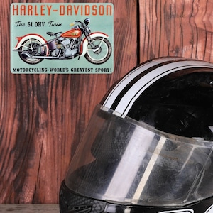 Reproduction Harley Davidson Fridge 3 x 4" magnet