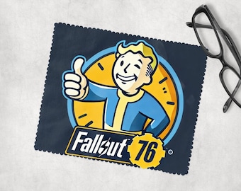 Vault Boy Lens Cleaner: Fallout 76 Gaming Accessory (Microfiber Cloth)