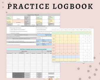 Psychology Internship Professional Practice Log and Internship Overview Log 5+1 and 4+2