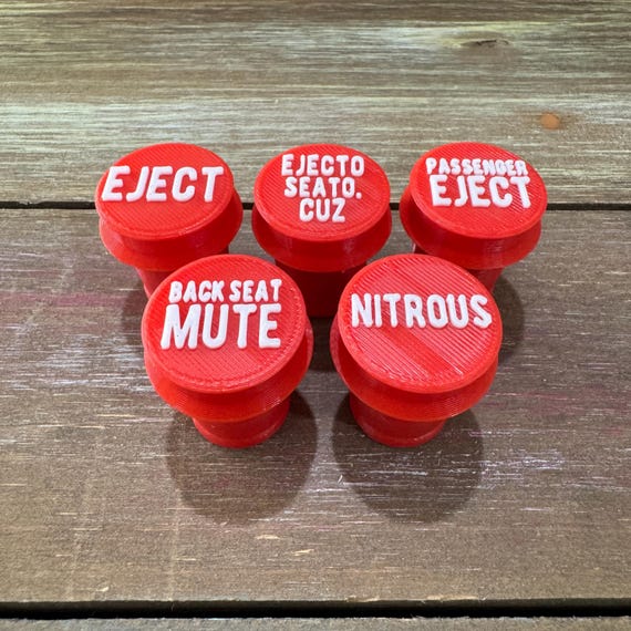 Cigarette Lighter Plug Funny Sayings Eject Passenger Mute Nitrous Ejecto  Seato Cuz