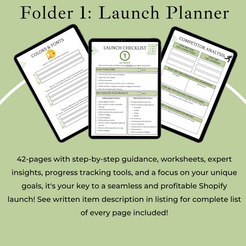 Shopify Launch Planner Bundle: Dropship Mastery, Lead Generation, Time Management (PDF) image 3
