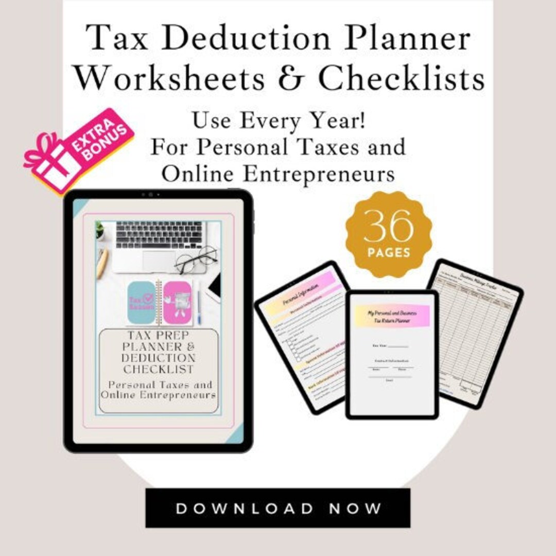 Tax Deductions Personal Taxes &amp; Self Employed, Online Entrepreneurs ...