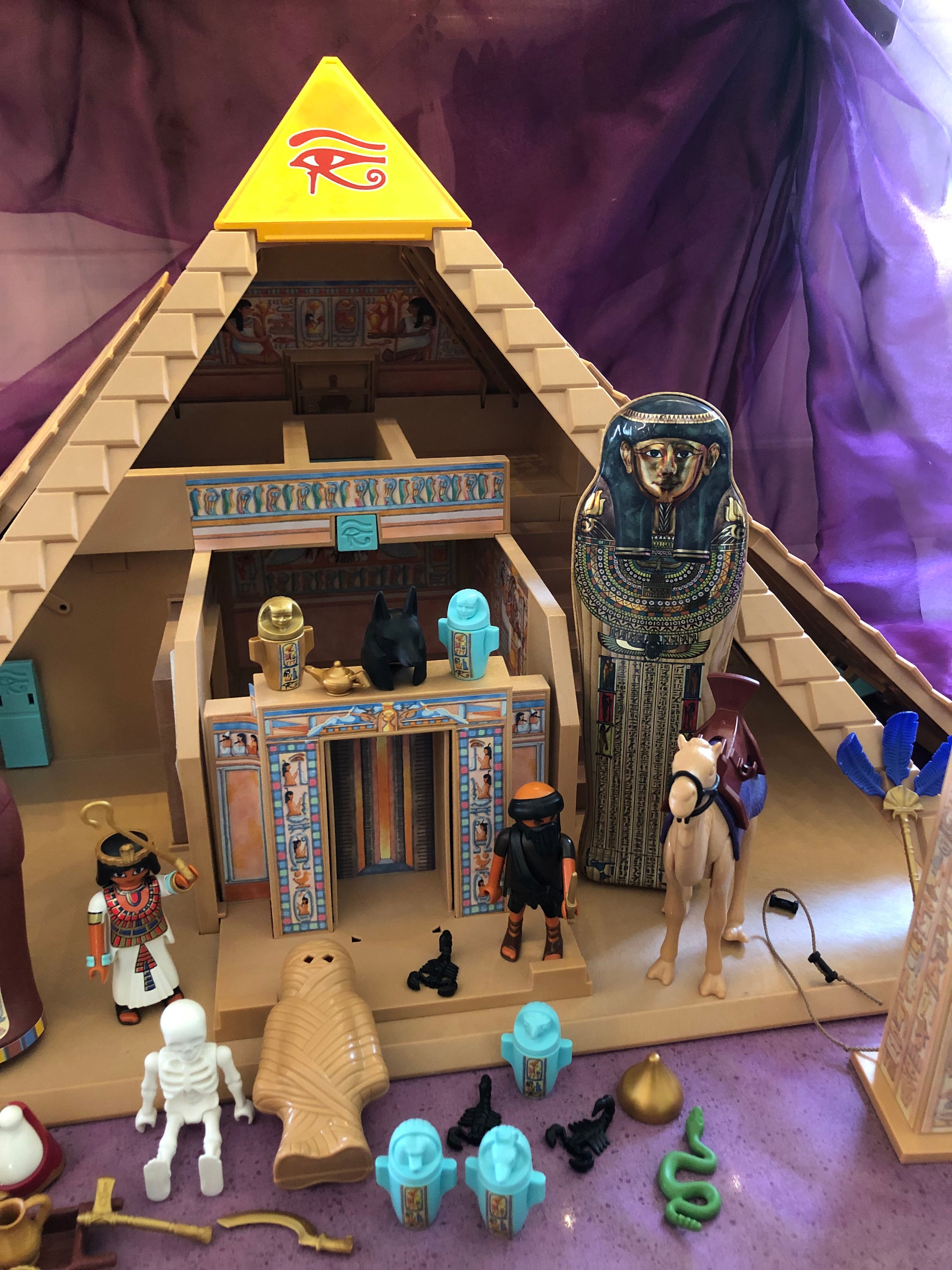 Playmobil Egyptian Pyramid and Adventure Play Set 