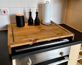 Cooker Cover/Gas Hob Cover/Electric Stove Cover/Stover Cover Reclaimed Wood