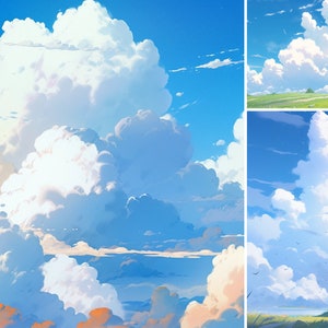 Pack ultime de pinceaux cloud pour anime et manga Plus de 50 pinceaux Procreate pour la bande dessinée et le réalisme image 5