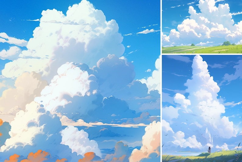 Pack ultime de pinceaux cloud pour anime et manga Plus de 50 pinceaux Procreate pour la bande dessinée et le réalisme image 5