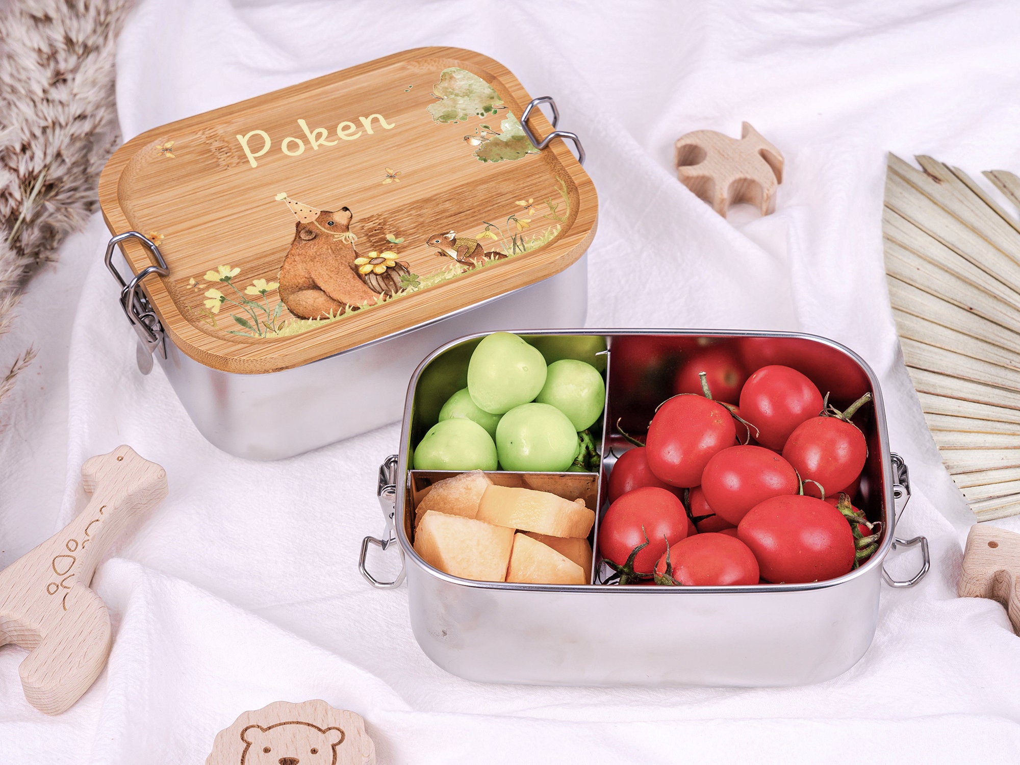 Wooden Lunch Box 