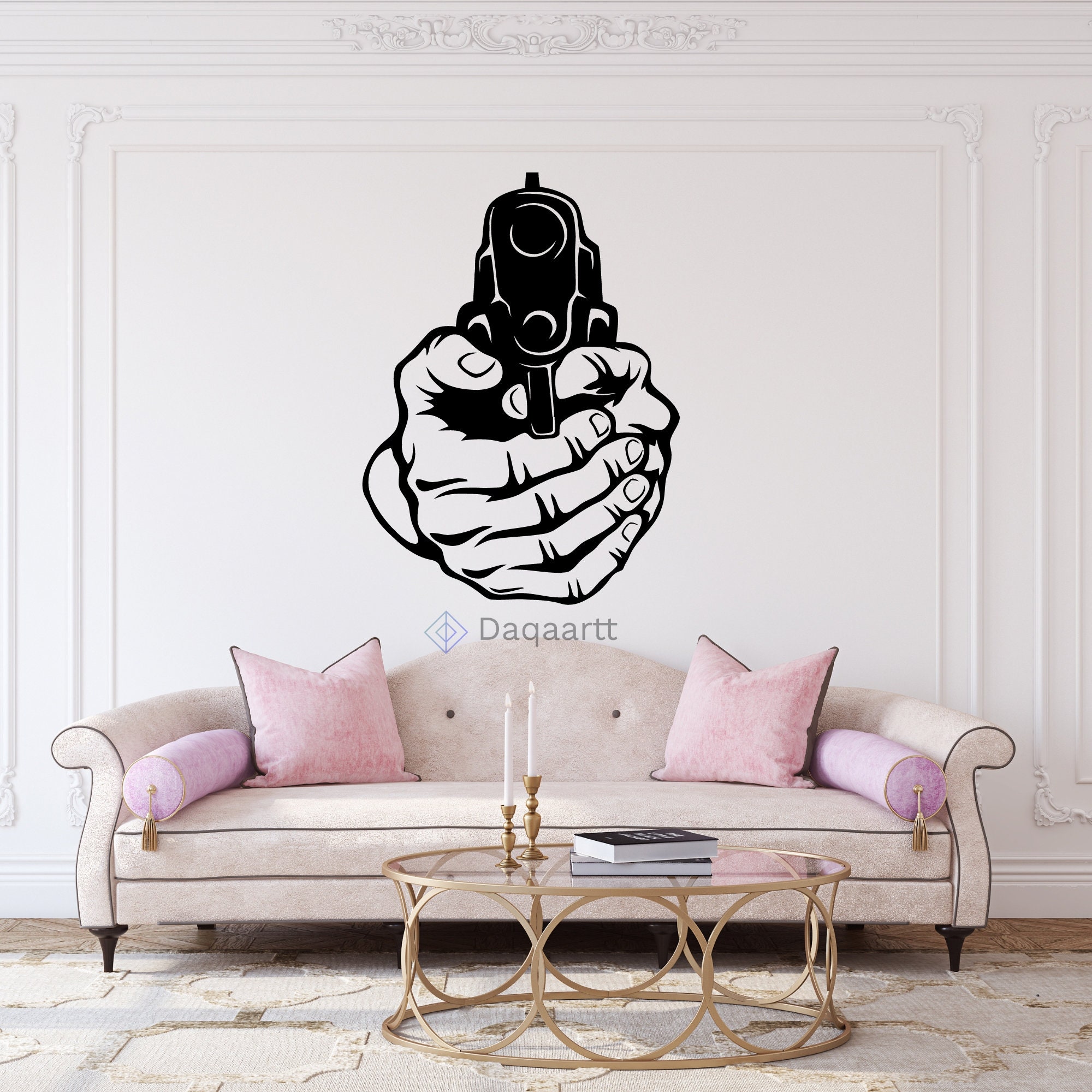 Handgun Laser Cut File Gun Svg Pistol File Weapon Dxf File - Etsy Ireland