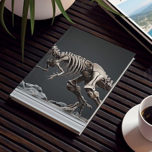 May include: A dark wooden table with a magazine titled "TRAVEL MAGAZINE" and a book titled "ARCHITECTO BE". A small white cup of coffee sits on a saucer. A magazine with a dinosaur skeleton on the cover is also on the table.