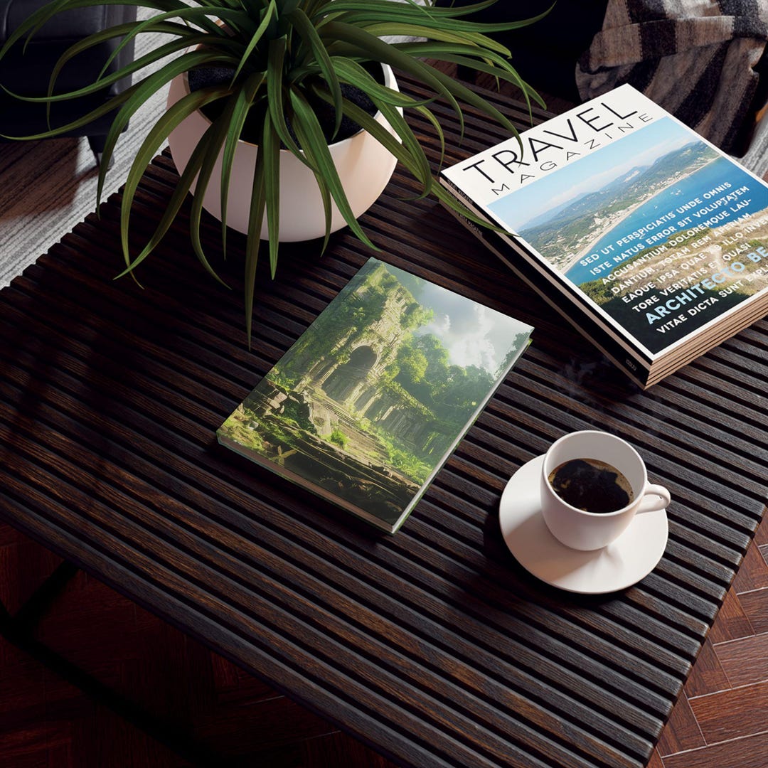 Ancient Arches in Forest Light Design Journal Notebook, Hardcover or ...