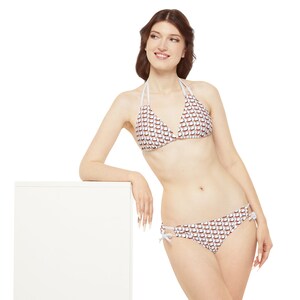 Modern Beagle Strappy Bikini Set