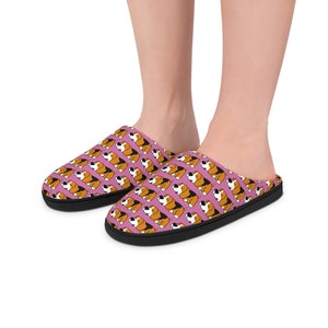 Lazy Beagle Women&#39;s Indoor Slippers - Light Pink