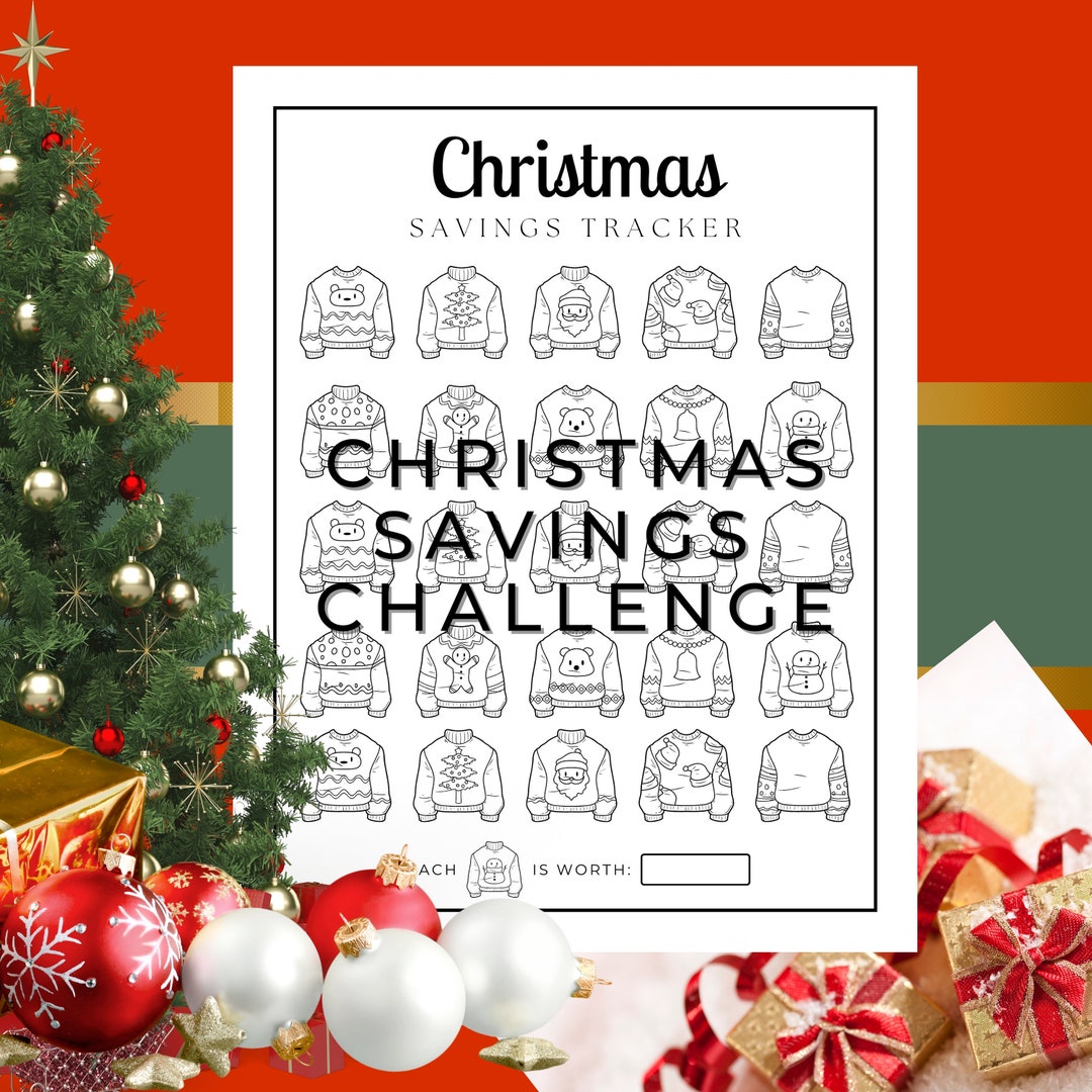 Debt Coloring Sheets Printable Christmas Sweater Tracker Debt - Etsy