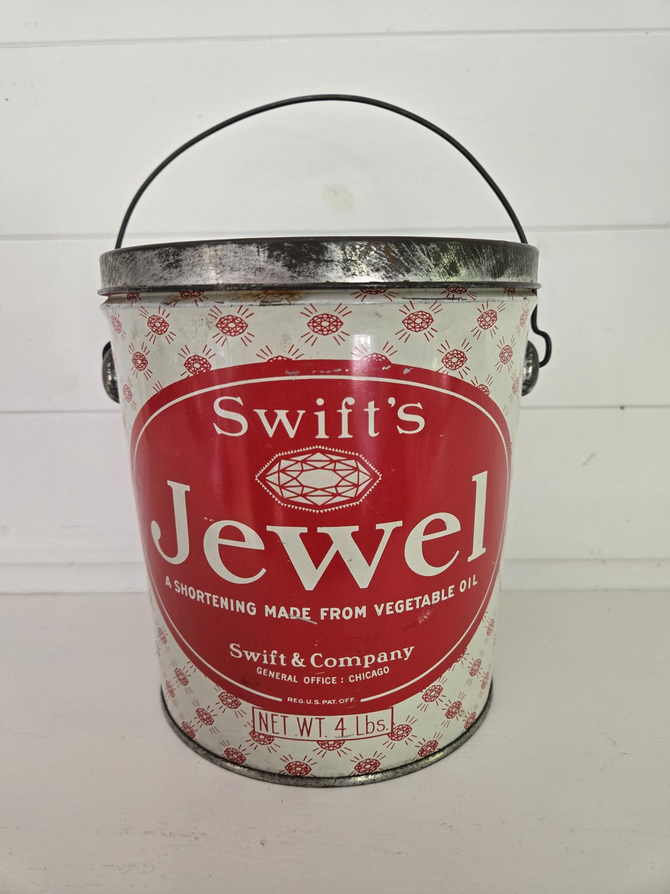 Swift's Jewel Shortening, Antique Advertising Tin - Etsy