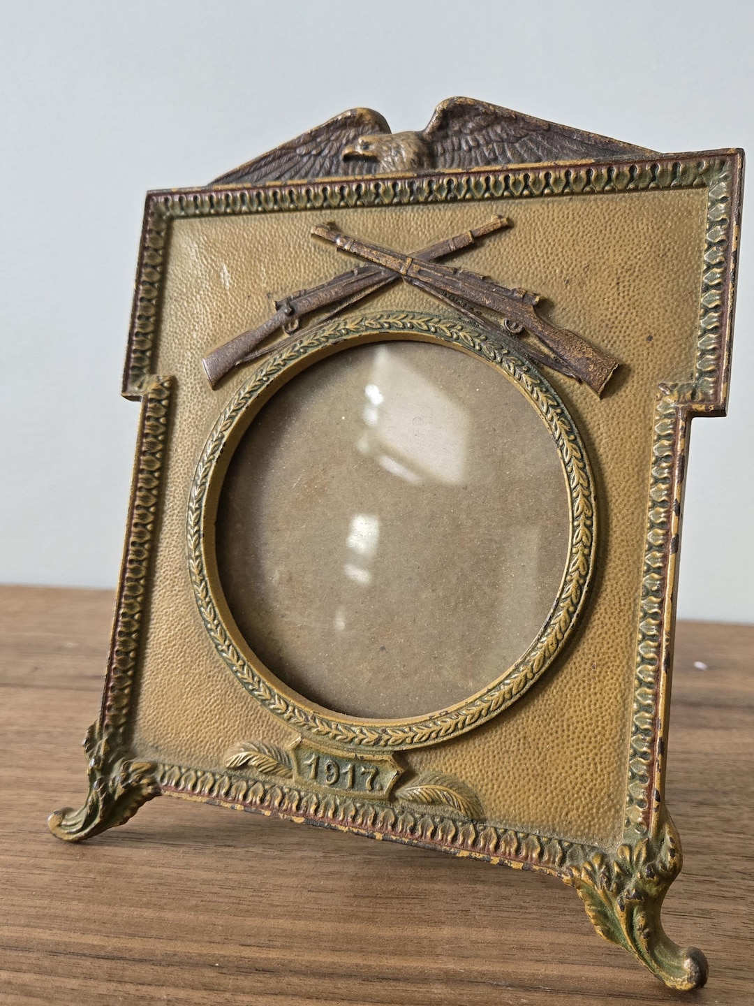 Antique 1917 WWI Iron Picture Frame - Etsy