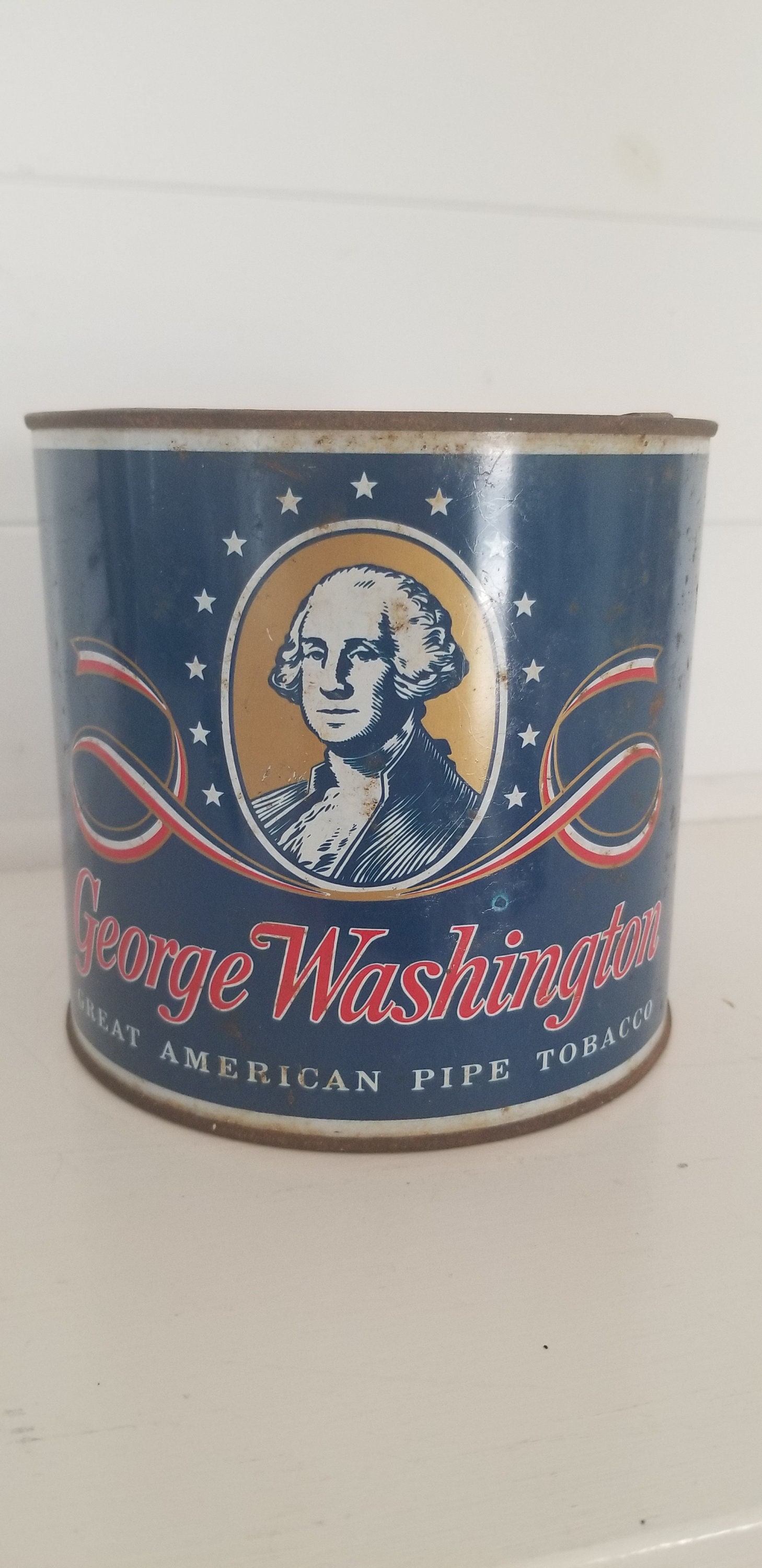 george washington tobacco Antique Cut Plug Tin  Duckwells 1910 Mogul Cigarettes S77 Silks
