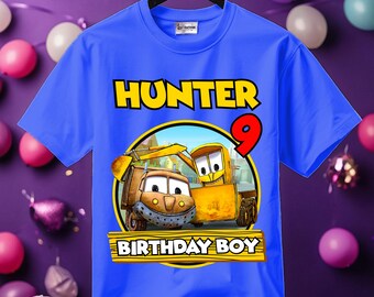Personalized Stinky Birthday Boy, Family Shirt, Party Family Matching Tee.