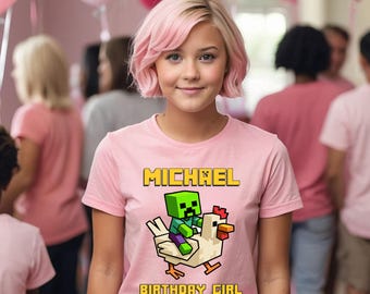 Personalized Chicken Jockey Birthday Boy, Birthday Girl, Family Shirt, Party Family Matching Tee.