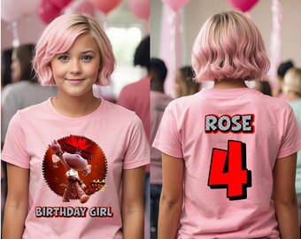 Personalized Queen Barb Trolls Birthday Girl, Birthday Girl, Family Shirt, Party Family Matching Tee.