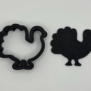 Turkey Shaped Cookie Cutter – Thanksgiving Shape Cutter for Holiday, Fall Harvest , Turkey Mold