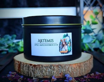 Artemis | Natural 6oz Candle | Eucalyptus + Spruce