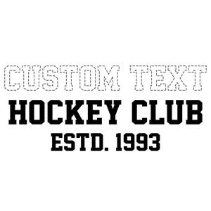 Customizable Hockey T-Shirt: Personalized Team Apparel