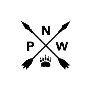 PNW instant digitale download, PNW png, Pacific Northwest png, PNW Vector
