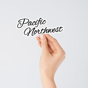 PNW Car Decal: Pacific Northwest Vinyl Sticker