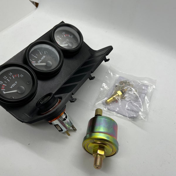 Bmw e36 display holder 52 mm m3 3 series oil temperature oil pressure volt display (m-technik 328 325 323 320 328 316 turbo compressor e30 m4 m5 abs)